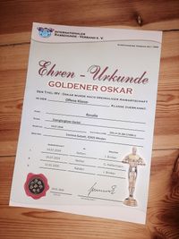 Goldener Oskar
